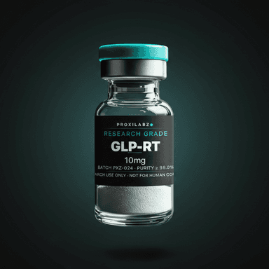 A PROXILABZ vial — compounded in a clean American lab, third-party tested